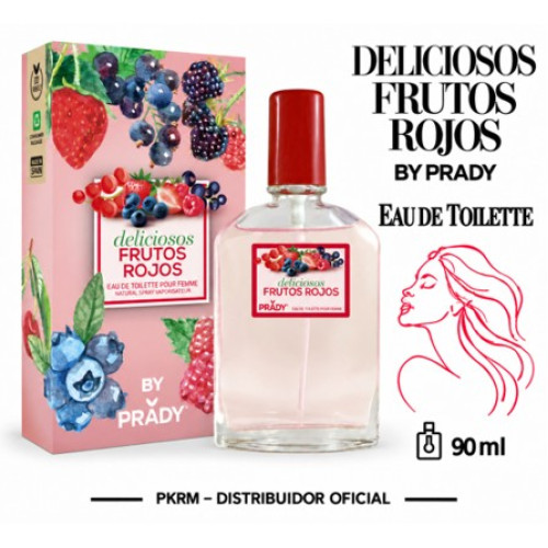 PRADY EDT MULHER DELICIOSOS FRUTOS ROJOS 90 ML EAN 8423564090935