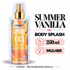 PRADY BODY SPLASH SUMMER VANILLA 250 ML EAN 8423564150097