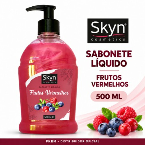 SKYN SABONETE LIQUIDO FRUTOS VERMELHOS 500 ML EAN 5600387496417