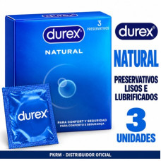 DUREX NATURAL PRESERVATIVOS PACK 3 UND EAN 8428076001042