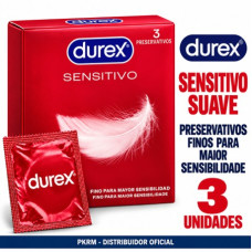 DUREX SENSITIVO PRESERVATIVOS PACK 3 UND EAN 8428076001059