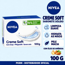 NIVEA SABONETE CRÈME SOFT 100 GR EAN 4005808135318