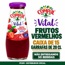 COMPAL VITAL NÉCTAR FRUTOS VERMELHOS 20 CL EAN 5601151317105 VALIDADE  -  6/27  