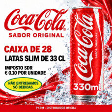 COCA COLA LATA 33 CL SLIM EAN 5000112686104 VALIDADE - 8/27 TEM SDR