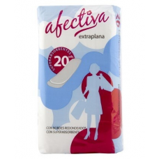 AFECTIVA PENSOS HIGIENICOS 20 UND EXTRAPLANA  EAN 8412210300078