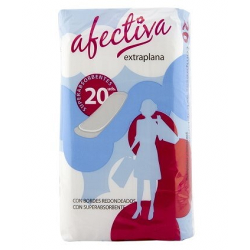 AFECTIVA PENSOS HIGIENICOS 20 UND EXTRAPLANA  EAN 8412210300078