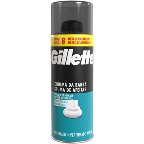 GILLETTE  ESPUMA BARBEAR SENSIVEL 400 ML EAN 8700216473439