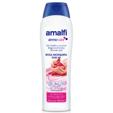 AMALFI GEL DE BANHO ROSA MOSQUETA 750 ML EAN 8414227038036