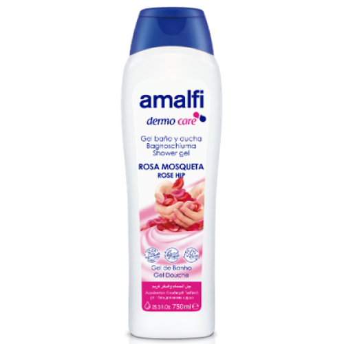 AMALFI GEL DE BANHO ROSA MOSQUETA 750 ML EAN 8414227038036