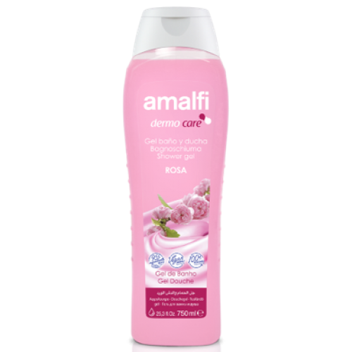 AMALFI GEL DE BANHO ROSA EAN 750 ML 8414227691897