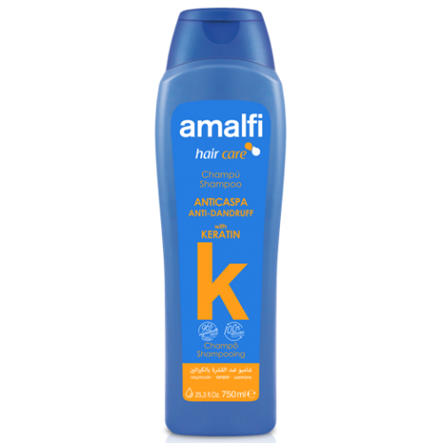 AMALFI SHAMPOO KERATINA ANTICASPA 750 ML EAN 8414227050151