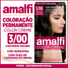 AMALFI COLORAÇÃO CABELO NO. 3/00 CASTANHO ESCURO EAN 8414227689344
