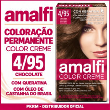 AMALFI COLORAÇÃO CABELO NO. 4/95 CHOCOLATE EAN 8414227693938