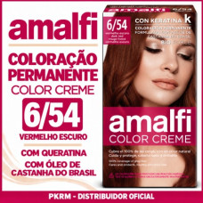 AMALFI COLORAÇÃO CABELO NO. 6/54 VERMELHO EAN 8414227689245