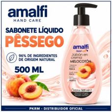 AMALFI SABONETE LIQUIDO PÊSSEGO 500 ML EAN 8414227057662