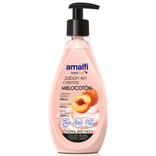 AMALFI SABONETE LIQUIDO PÊSSEGO 500 ML EAN 8414227057662