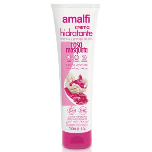 AMALFI CREME TUBO HIDRATANTE ROSA MOSQUETA 150 ML EAN 8414227663306