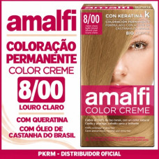 AMALFI COLORAÇÃO CABELO NO. 8/00 LOURO CLARO EAN 8414227689184