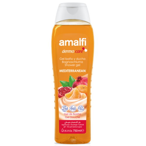 AMALFI GEL DE BANHO MEDITERRANEAN 750 ML  EAN 8414227097859