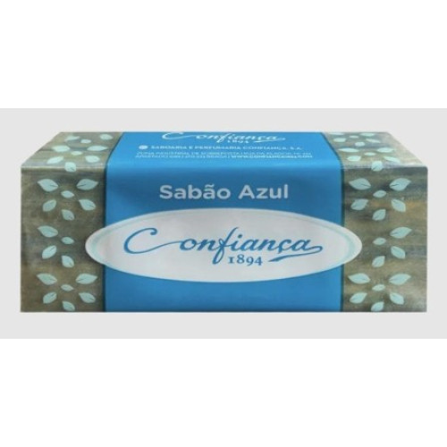 CONFIANÇA SABÃO AZUL E BRANCO 400 GR EAN 5601092000074   