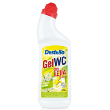DESTELLO GEL WC LIMÃO COM LIXIVIA 750 ML EAN 8414227690326
