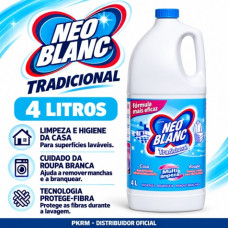 NEOBLANC LIXIVIA TRADICIONAL 4 LT EAN 8001480020535