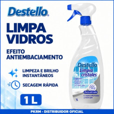 DESTELLO LIMPA VIDROS COM PISTOLA 1 LITRO EAN 8414227693914