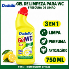 DESTELLO GEL WC LIMÃO 750 ML EAN 8414227693136