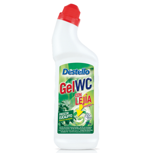 DESTELLO GEL WC EUCALIPTO COM LIXIVIA 750ML EAN 8414227690333