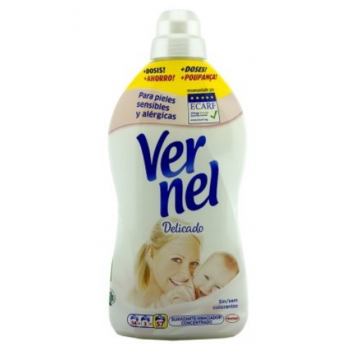VERNEL AMACIADOR ROUPA 57D DELICADO  EAN 8410436221023