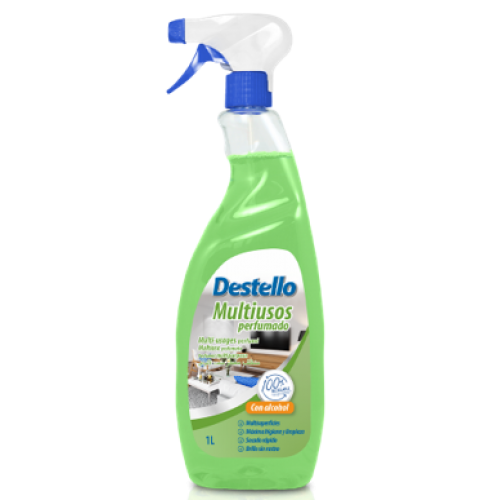DESTELLO MULTIUSOS PERFUMADO C/ ALCOOL PISTOLA 1 LT  EAN 8414227068255