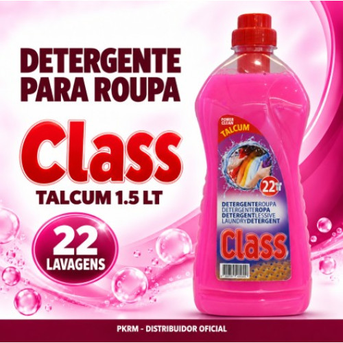 CLASS DETERGENTE ROUPA 1.5 LT 22 DOSES TALCO EAN 5600387494253