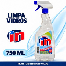 IN LIMPA VIDROS  COM PISTOLA 750 ML EAN 5600387490026