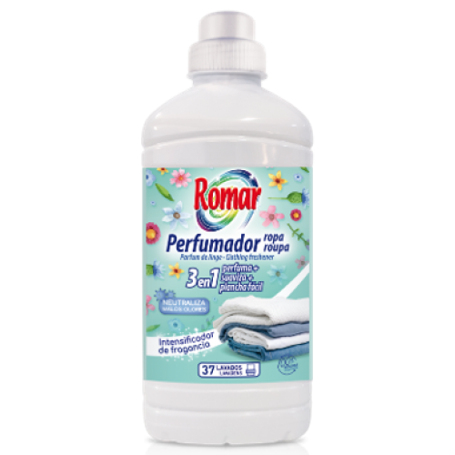 ROMAR PERFUMADOR ROUPA 750 ML 37 DOSES  EAN 8414227091512