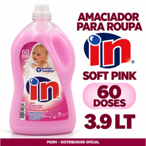IN AMACIADOR ROUPA SOFT PINK 60 DOSES 3,9 LT EAN 5600387490361