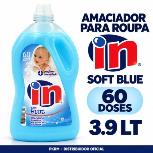 IN AMACIADOR ROUPA SOFT BLUE 60 DOSES 3,9 LT EAN 5600387490354  