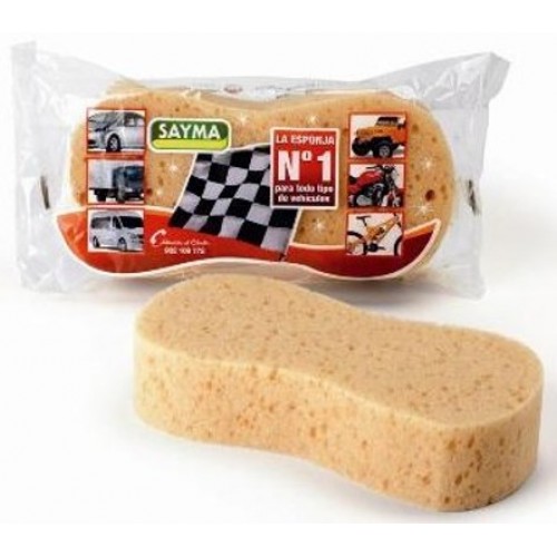 SAYMA ESPONJA GRANDE LAVA CARROS 22x11x4,5 CM EAN 8427279000128  
