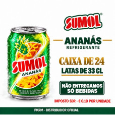 SUMOL ANANÁS LATA 33 CL EAN 5601151961025 VALIDADE - 5/27 TEM SDR