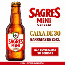 SAGRES CERVEJA MINI 25CL EAN 5601146703463 VALIDADE - 8/27