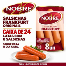 NOBRE SALSICHAS LATA 8 UND EAN 5601119007970 VALIDADE - 12/28