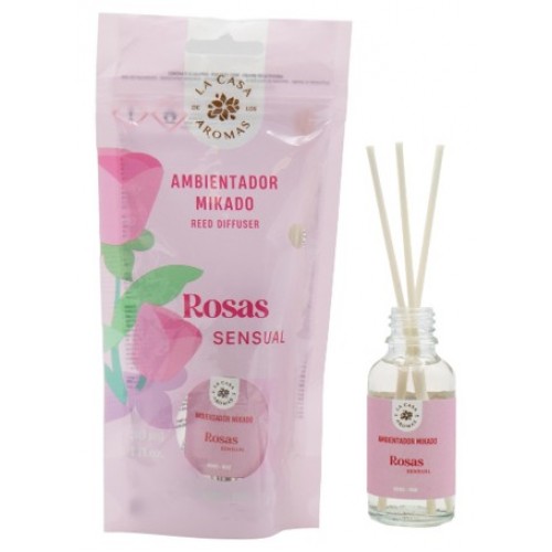 CASA DOS AROMAS MIKADO ROSAS 30 ML EAN 8428390045234