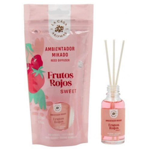 CASA DOS AROMAS MIKADO FRUTOS VERMELHOS 30 ML EAN 8428390044862