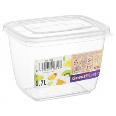 GREAT PLASTIC CAIXA RECTANGULAR 0,70 LT EAN 8429905016527