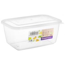 GREAT PLASTIC CAIXA RECTANGULAR 1,5 LT  EAN 8429905016565