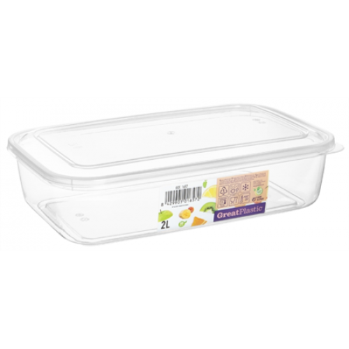 GREAT PLASTIC CAIXA RETANGULAR 2 LT  EAN 8429905016572