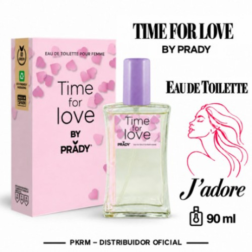 PRADY EDT MULHER TIME FOR LOVE 90 ML EAN 8423564060563