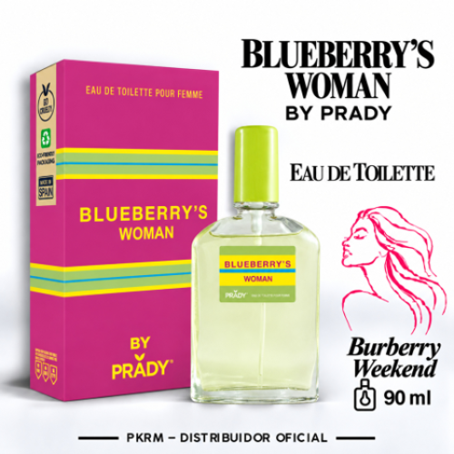 PRADY EDT MULHER BLUEBERRY`S 90 ML EAN 8423564061607 