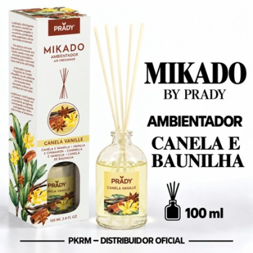 PRADY MIKADO CANELA E BAUNILHA 100 ML EAN 8423564096739 