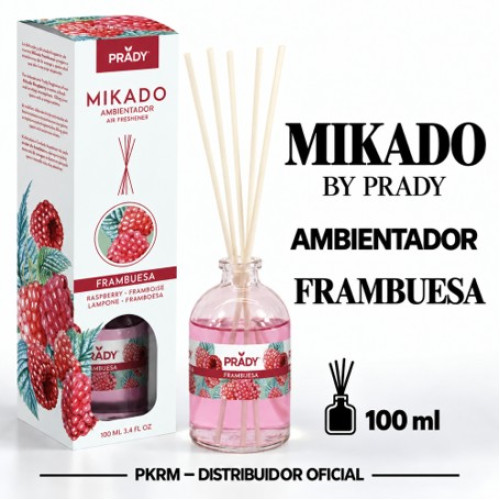 PRADY MIKADO FRAMBUESA 100 ML EAN 8423564087799 