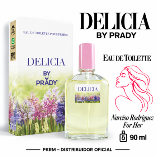 PRADY EDT MULHER DELICIA 90 ML EAN 8423564062567